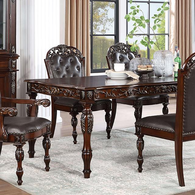Furniture of America Nouvelle CM3256CH-T Dining Table IMAGE 1